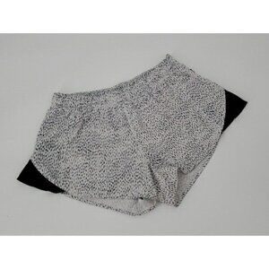 Lululemon Pleat To Street Short Dottie Dash White Black No Size Label Avl